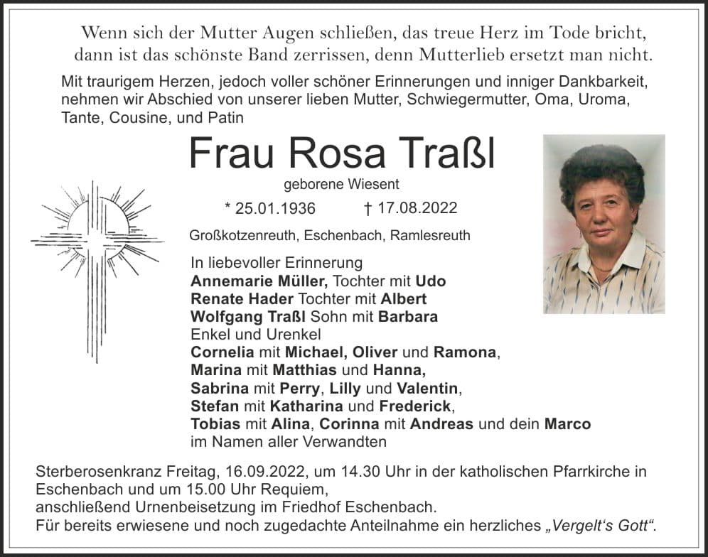 Frau Traßl Rosa