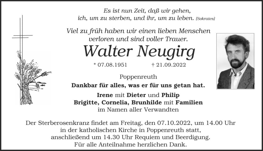 Herr Walter Neugirg