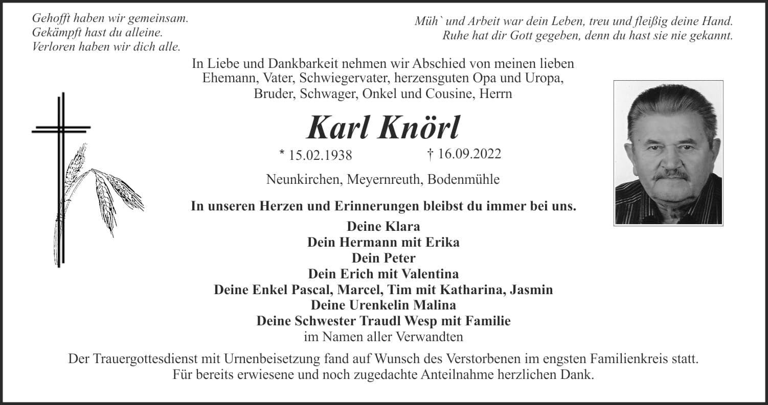 Herr Karl Knörl