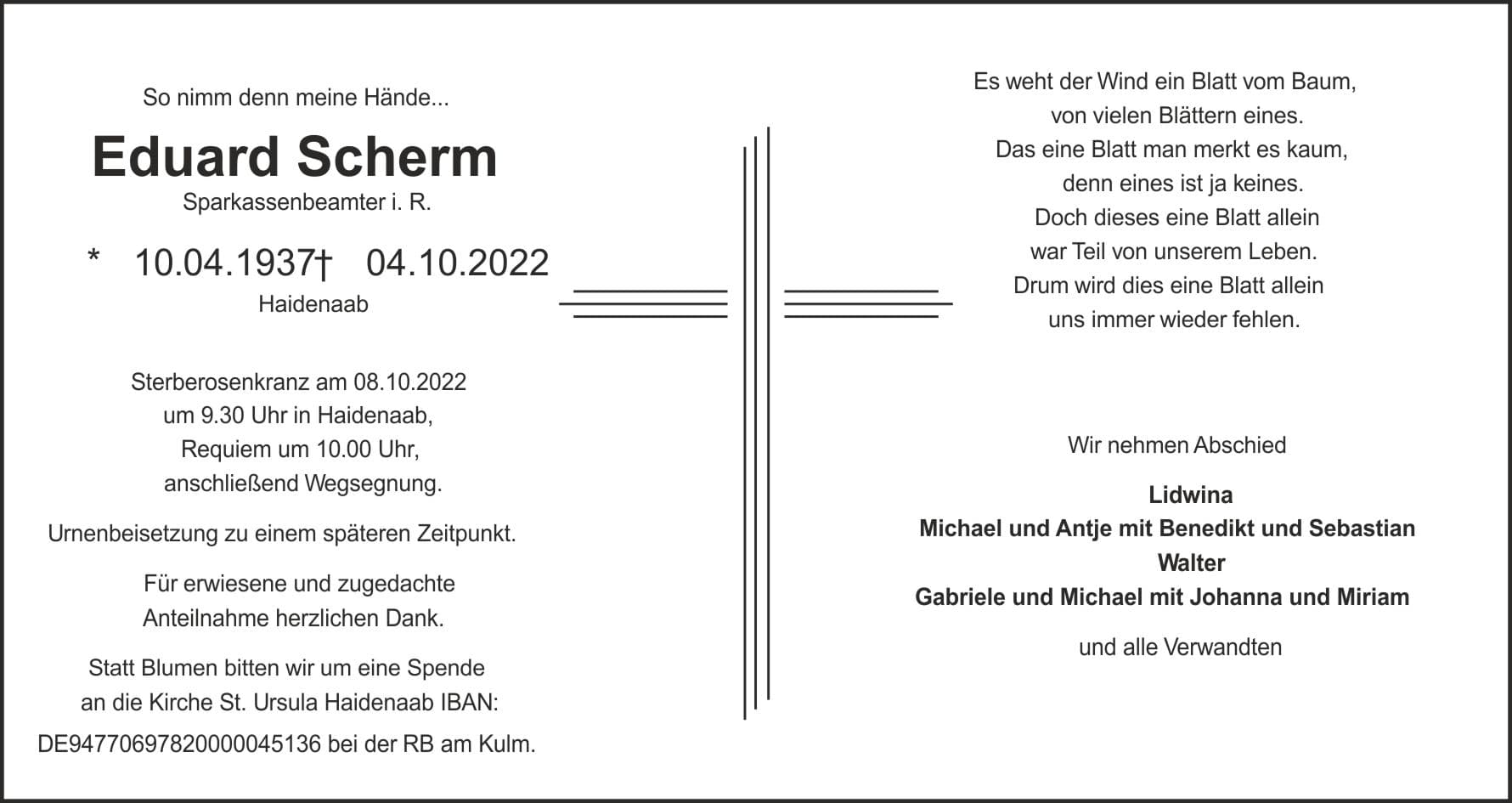 Herr Eduard Scherm
