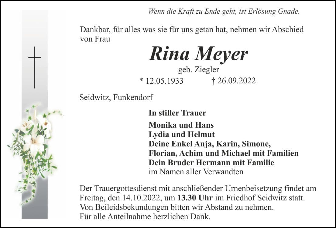 Frau Rina Meyer