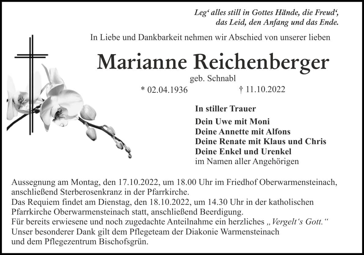 Frau Marianne Reichenberger