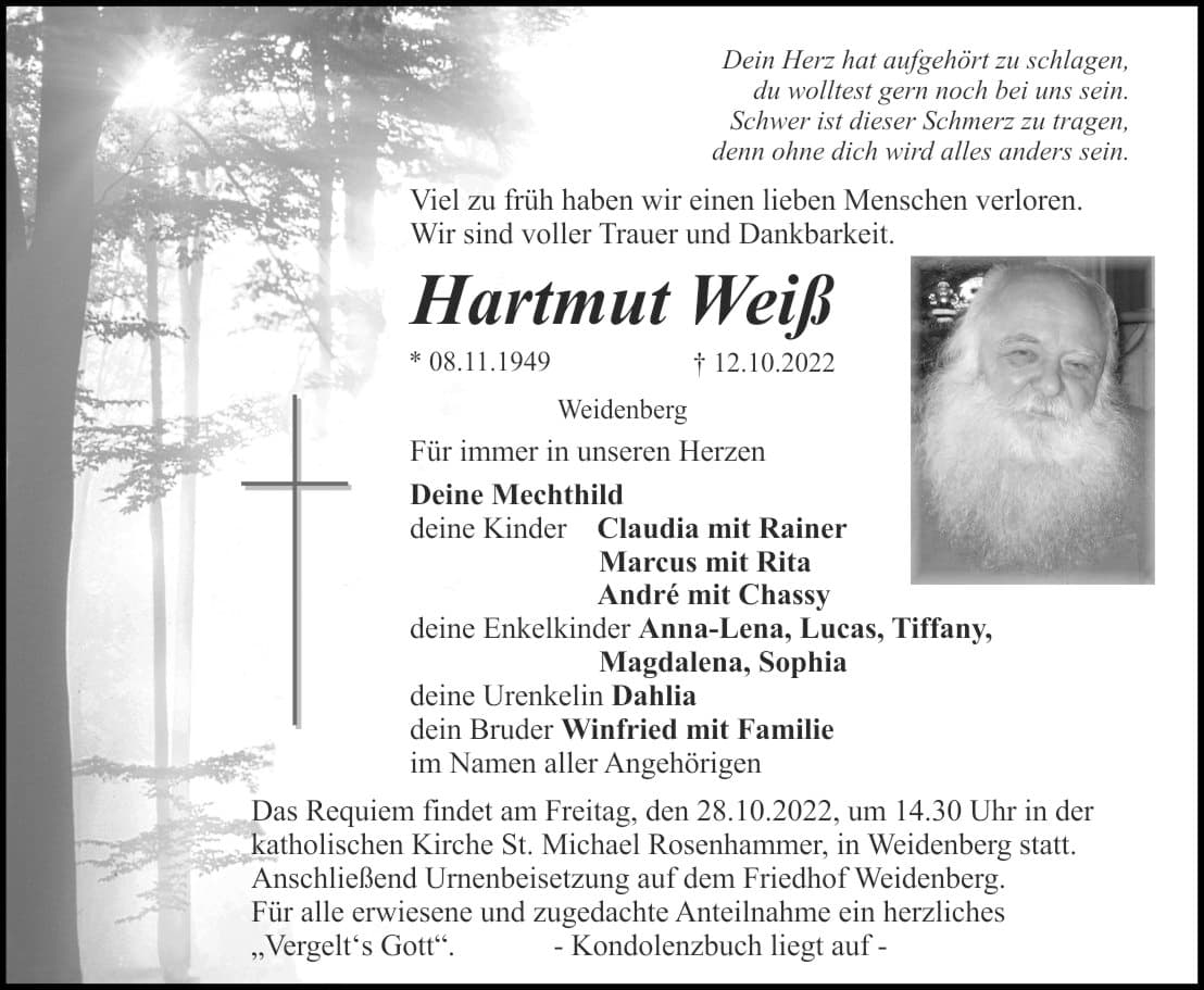 Herr Hartmut Weiß