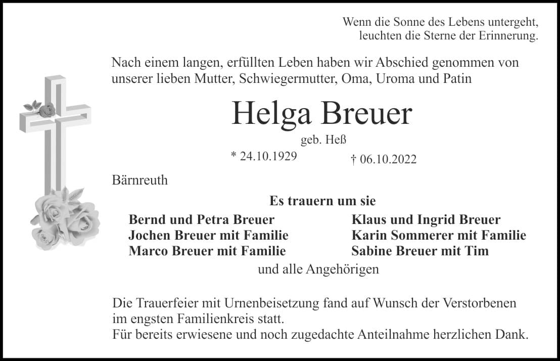 Frau Helga Breuer
