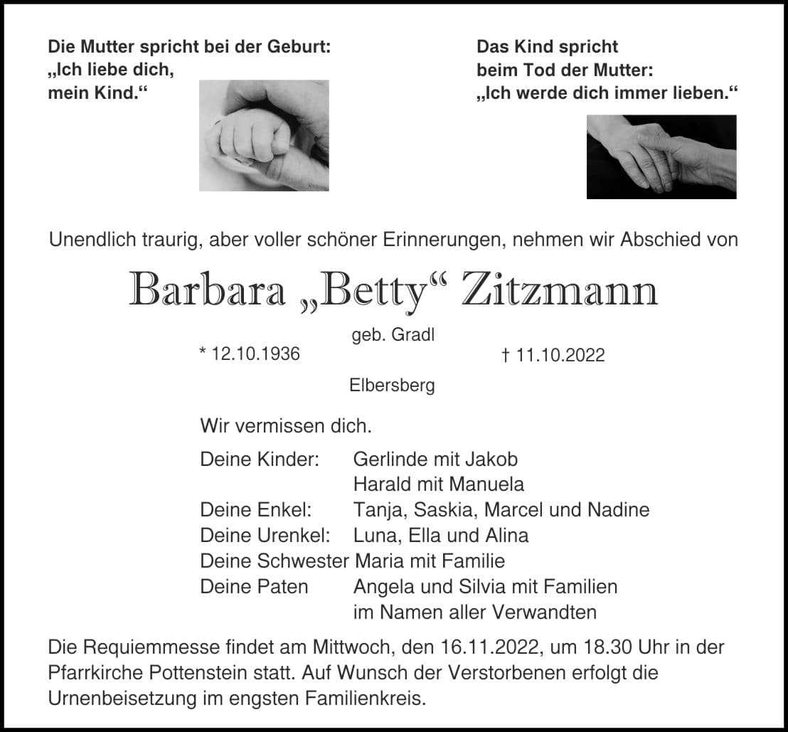 Frau Barbara Zitzmann