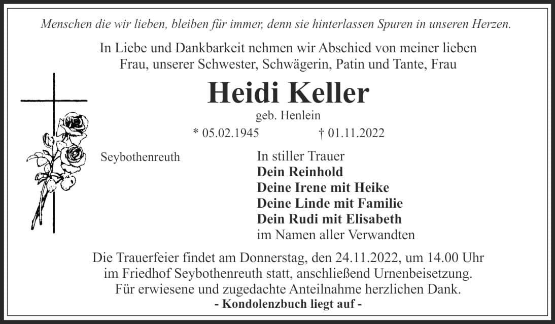 Frau Heidi Keller