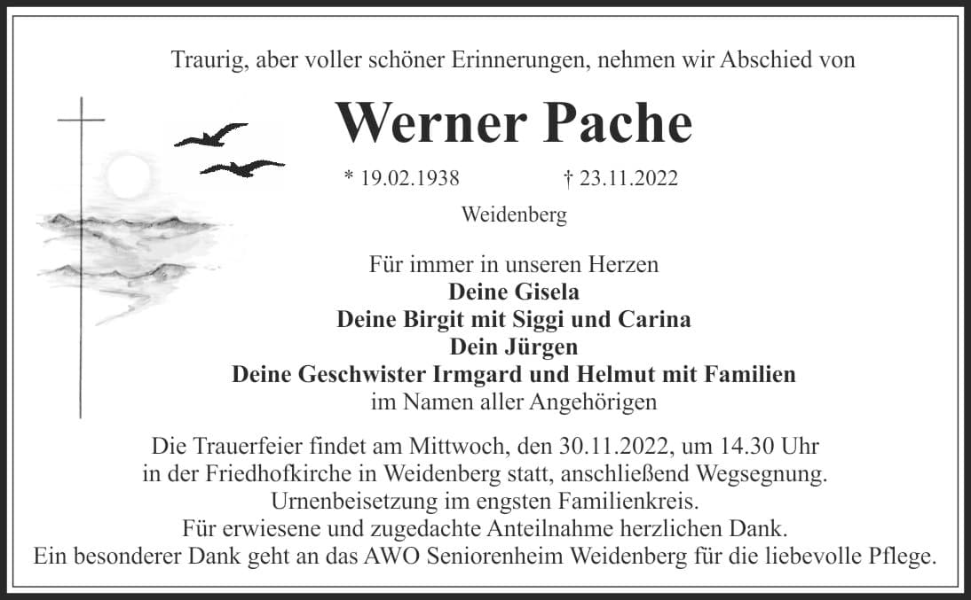 Herr Werner Pache