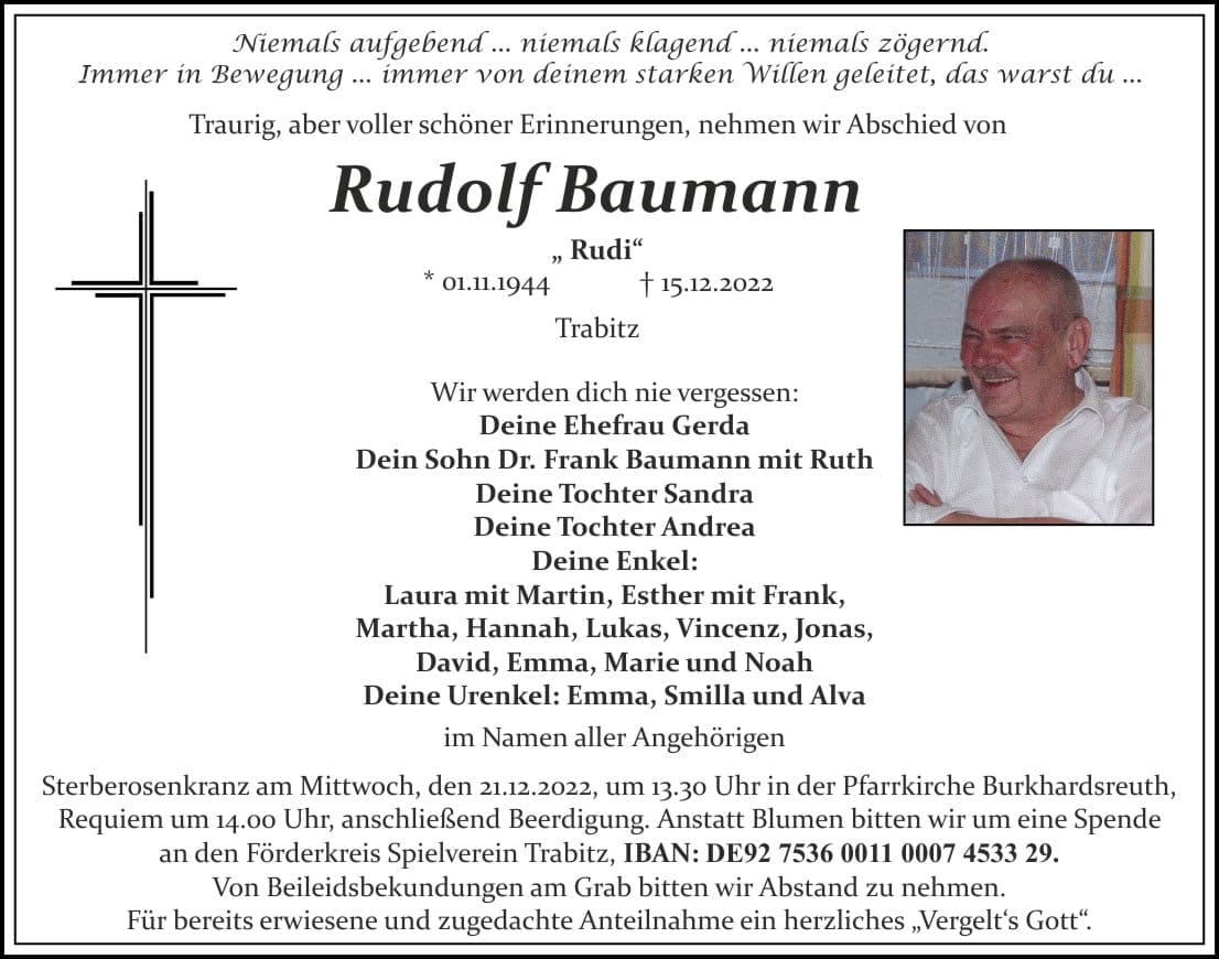 Herr Rudolf Baumann