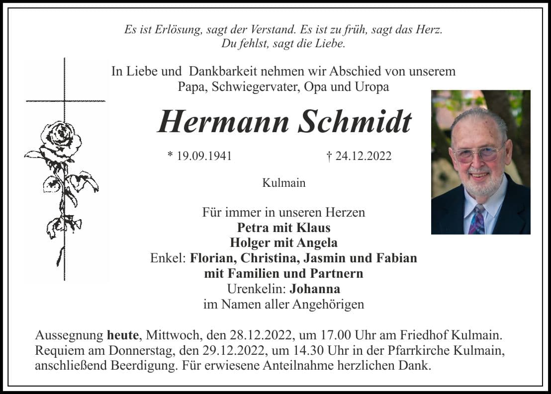Herr Hermann Schmidt