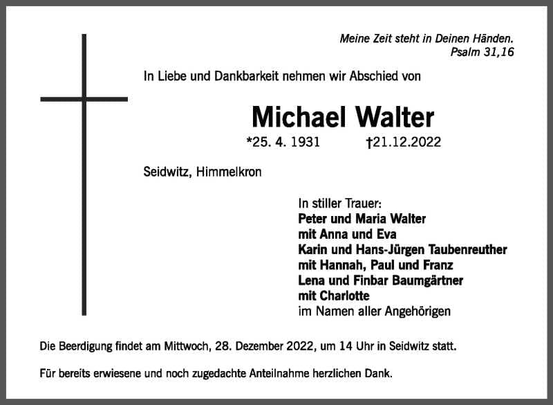Herr Michael Walter