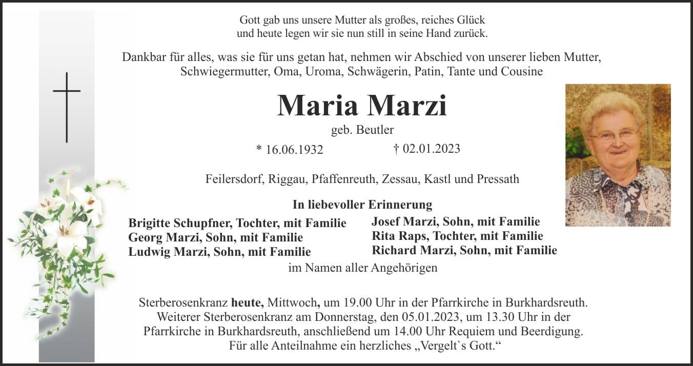 Frau Maria Marzia
