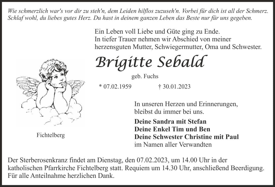 Frau Brigitte Sebald