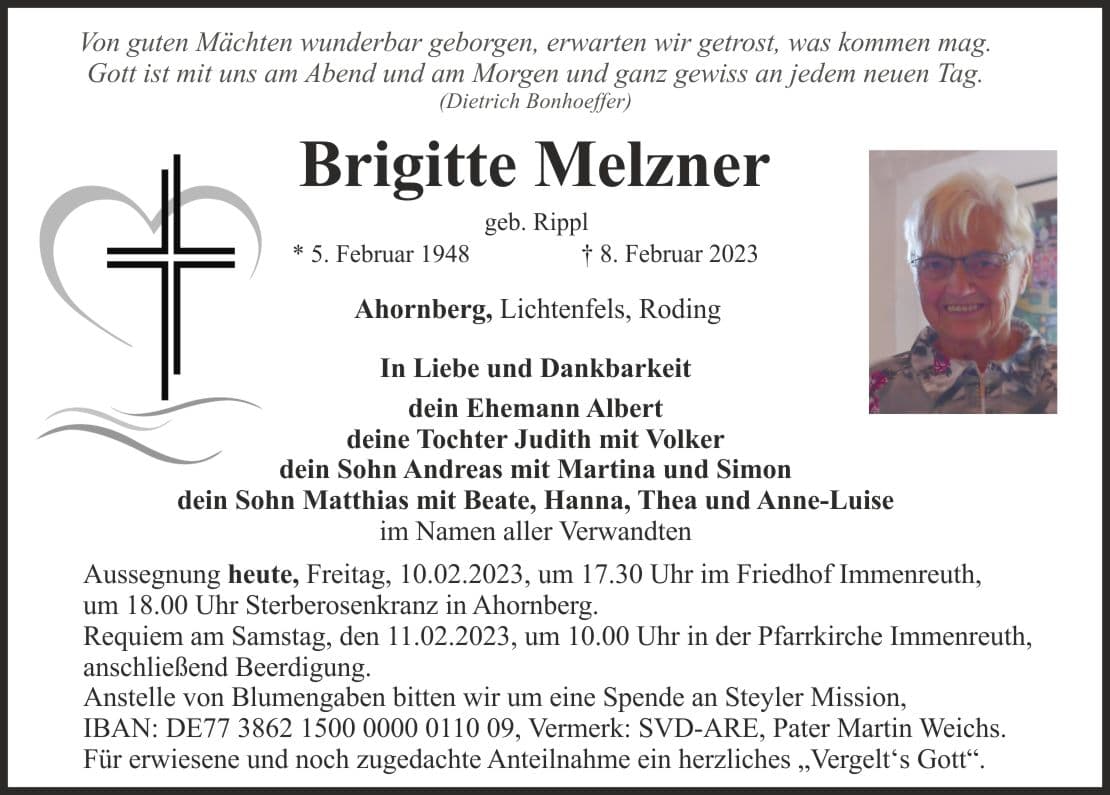 Frau Brigitte Melzner
