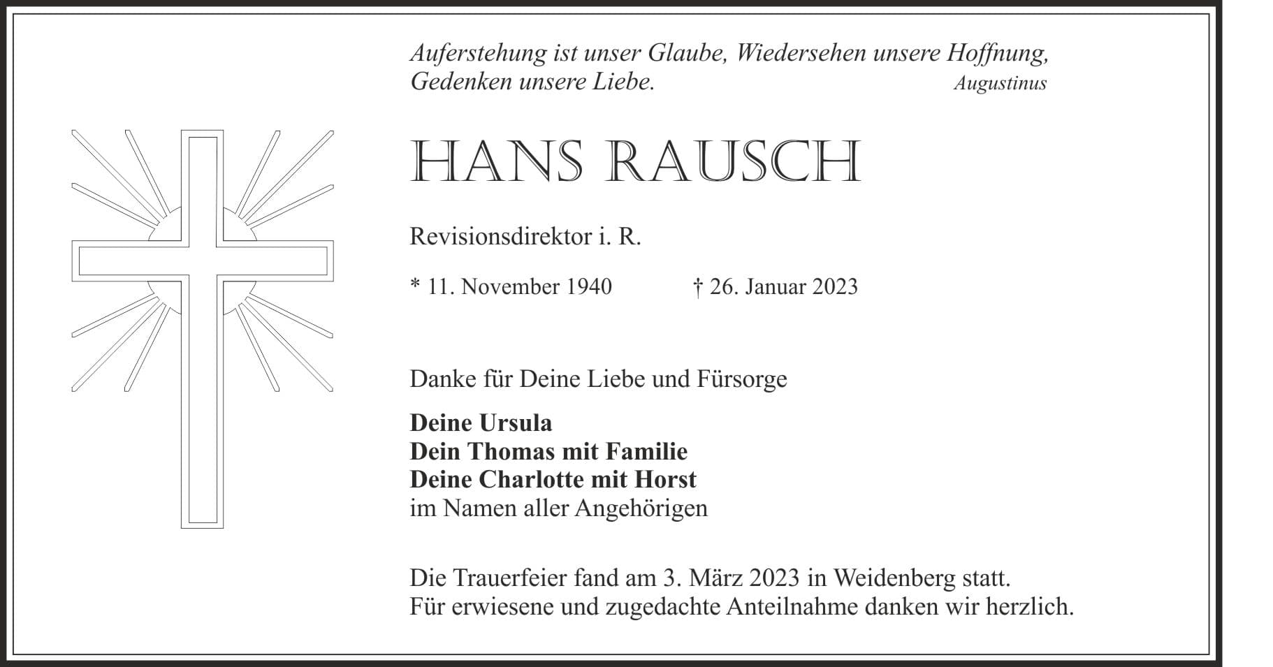 Herr Hans Rausch