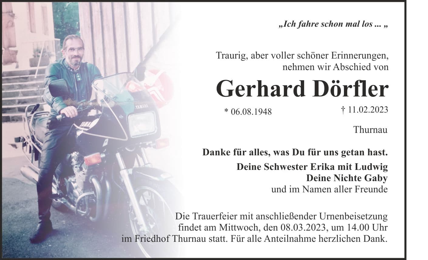 Herr Gerhard Dörfler