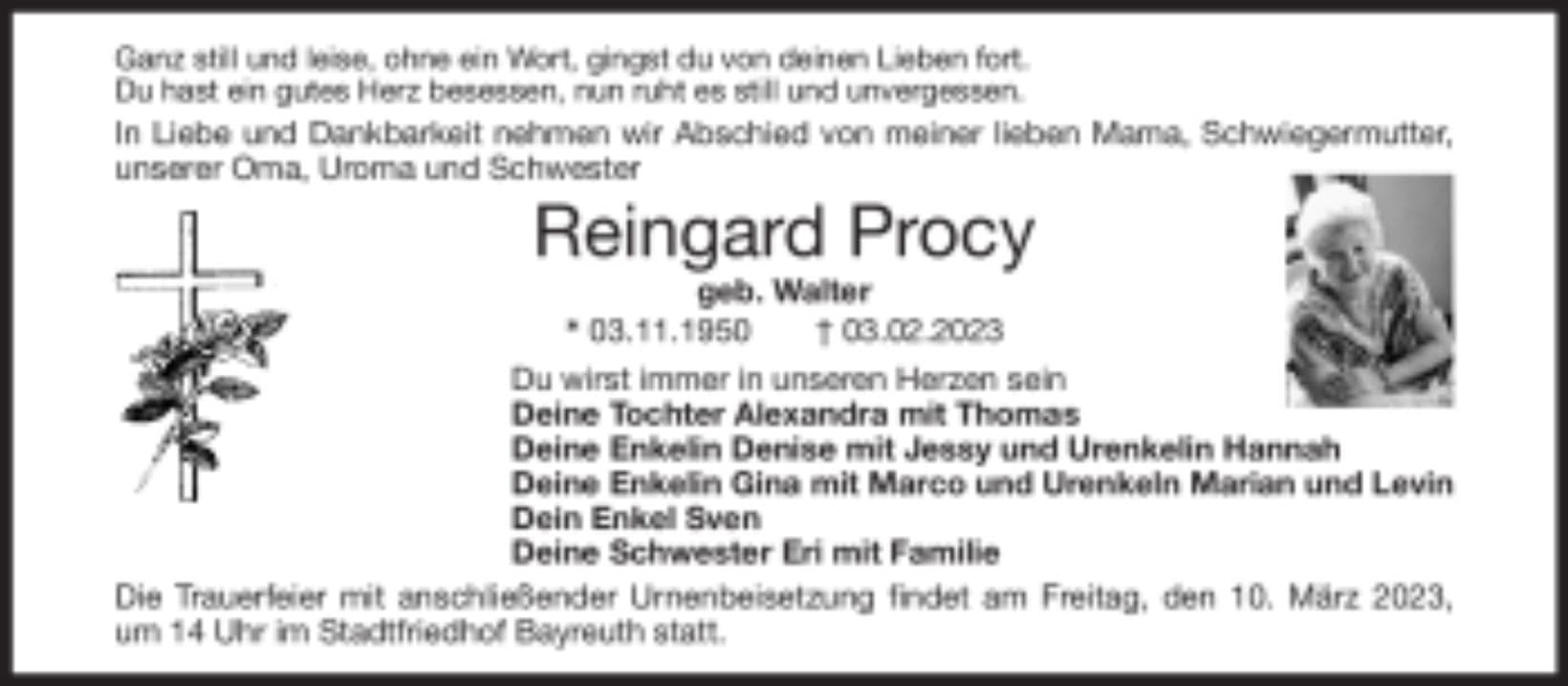 Frau Reingard Procy