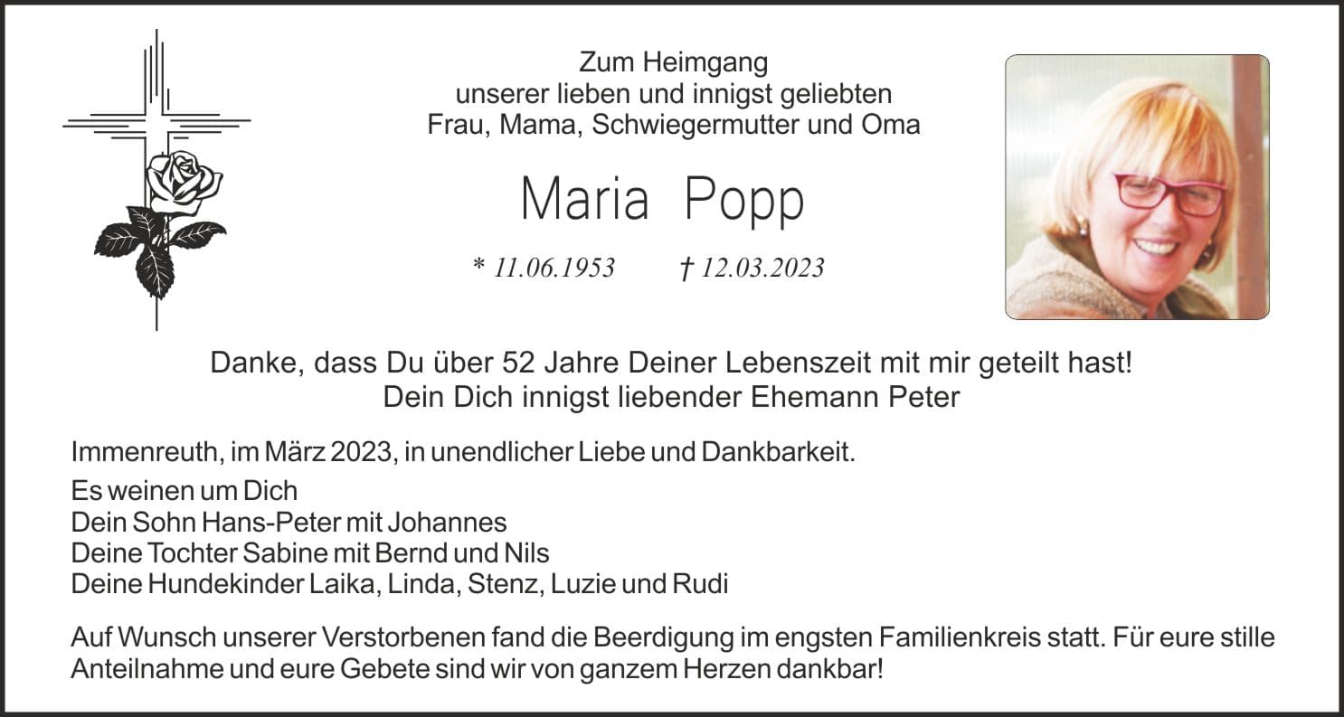Frau Maria Popp