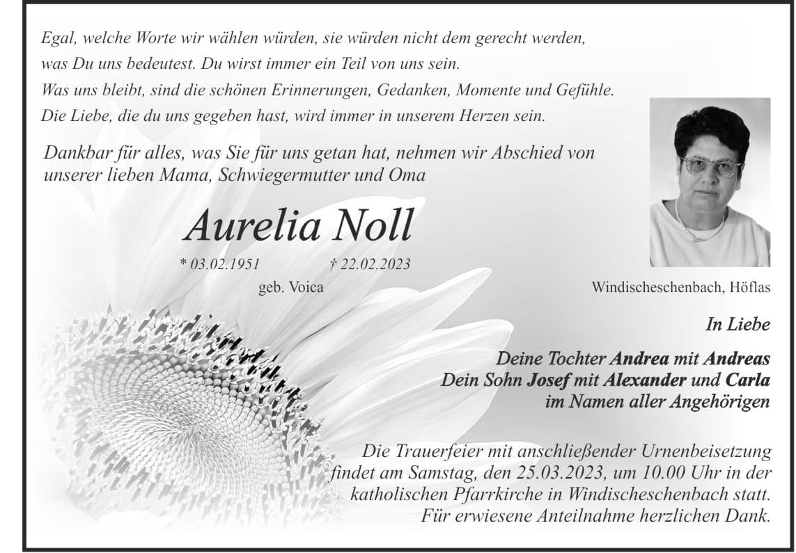 Frau Aurelia Noll