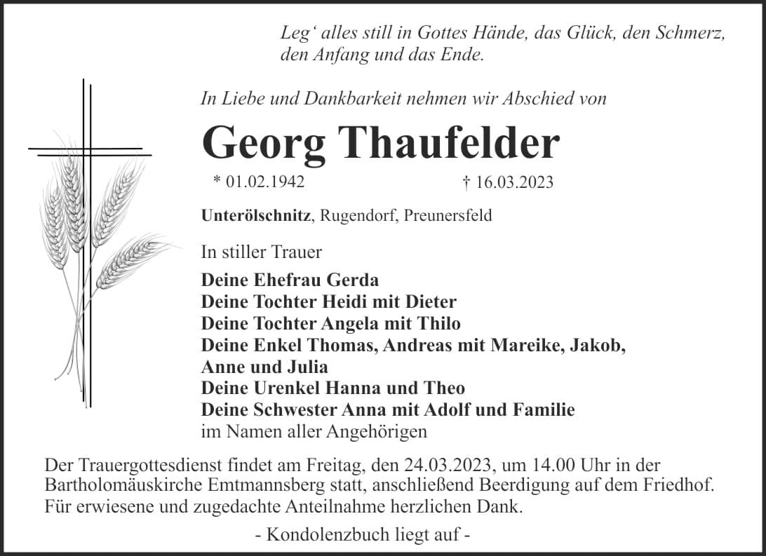 Herr Georg Thaufelder