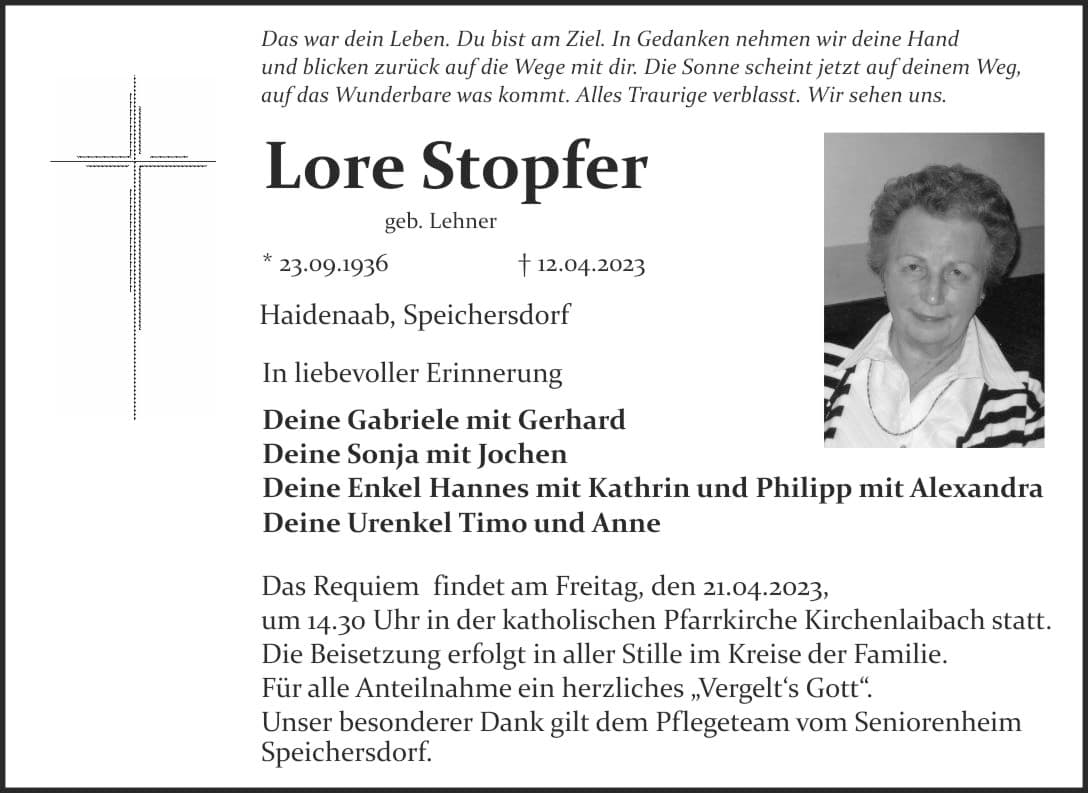 Frau Eleonore Stopfer