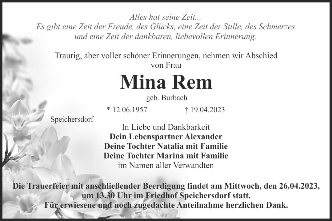 Frau Mina Rem