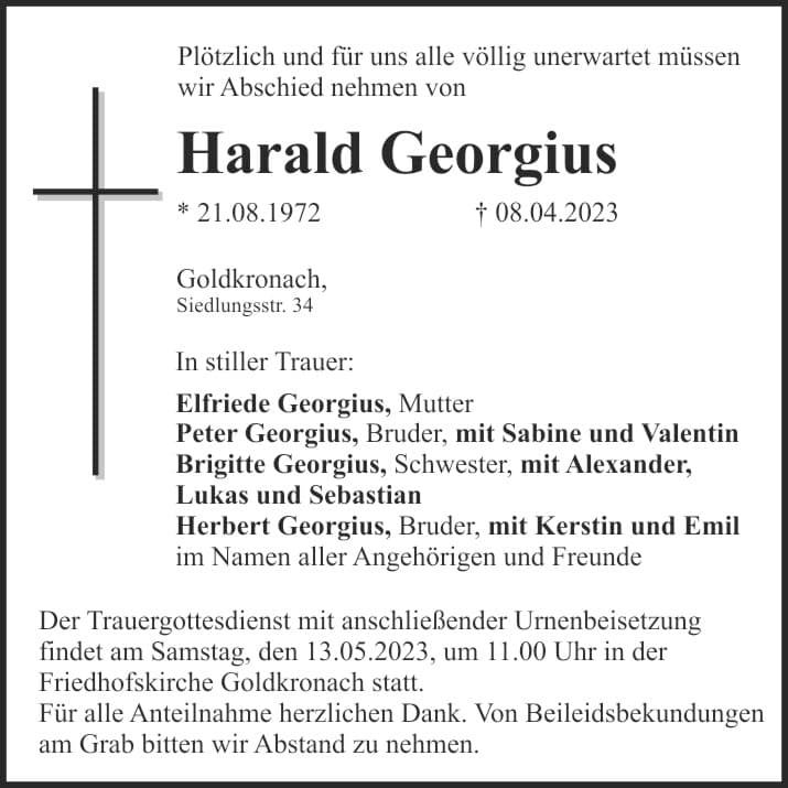Herr Harald Georgius