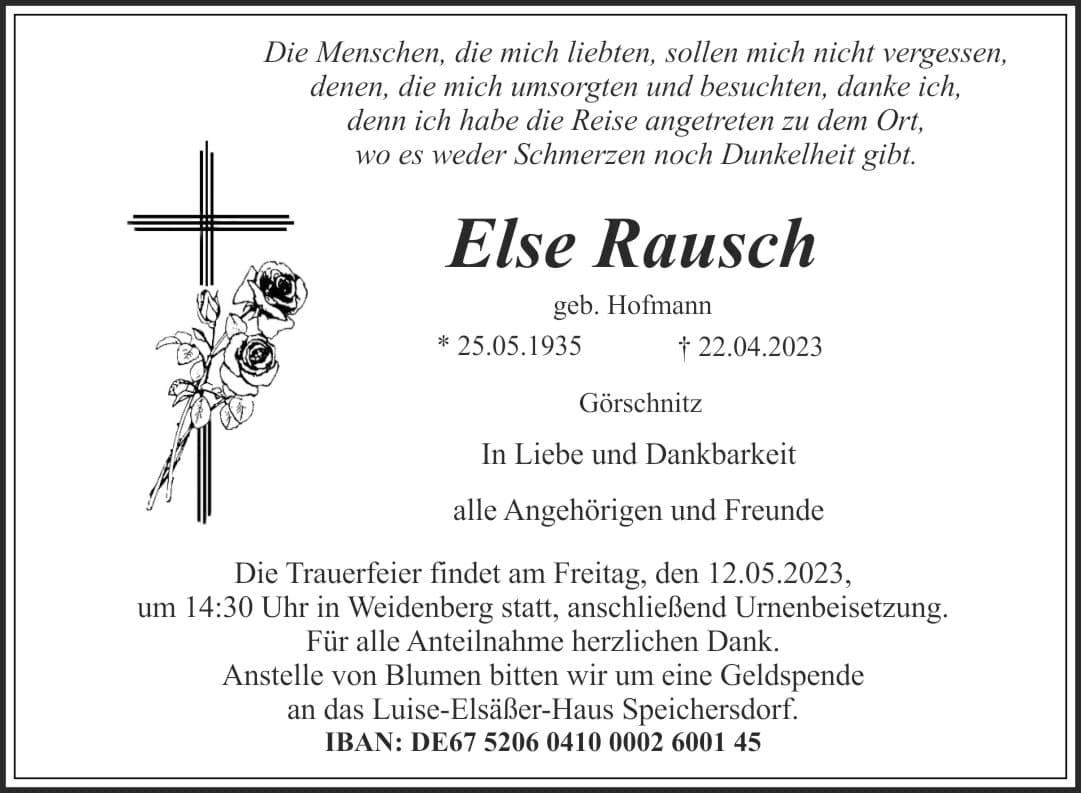 Frau Else Rausch