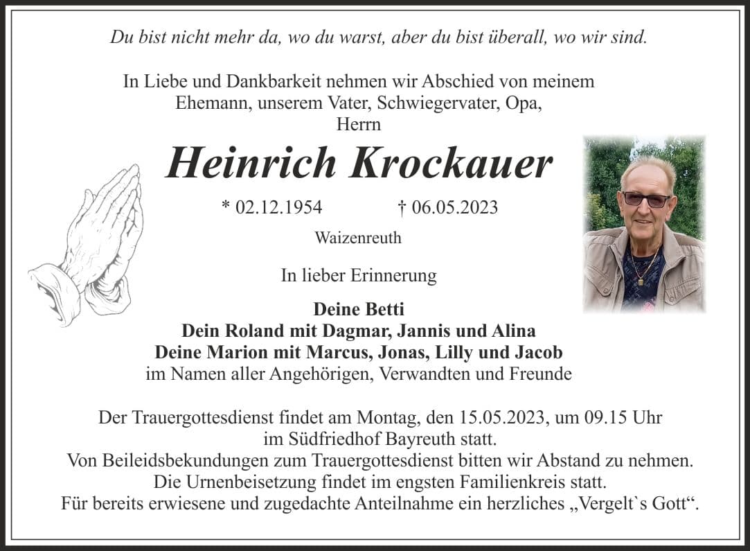 Herr Heinrich Krockauer