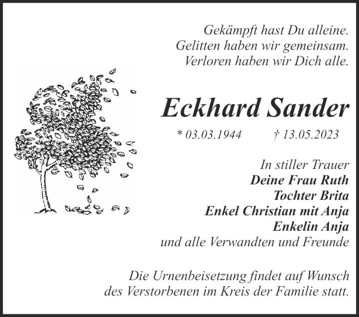 Herr Eckhard Sander