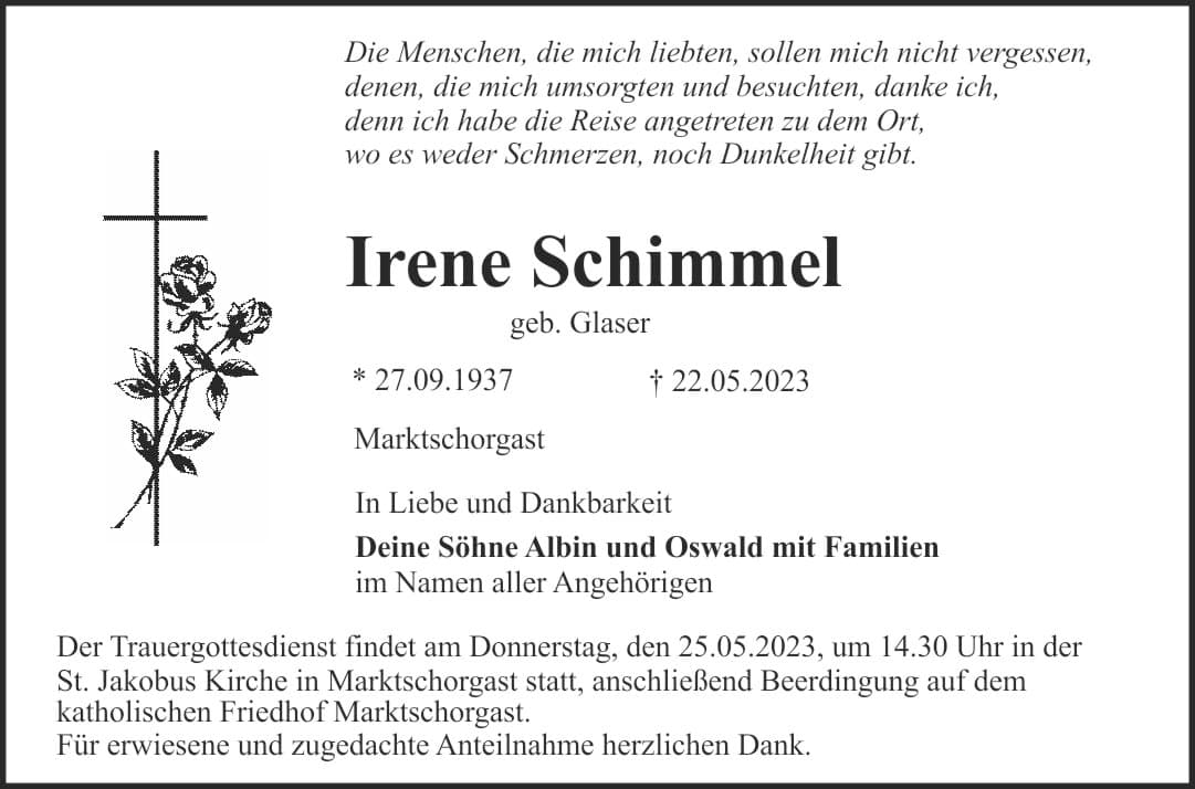 Frau Irene Schimmel