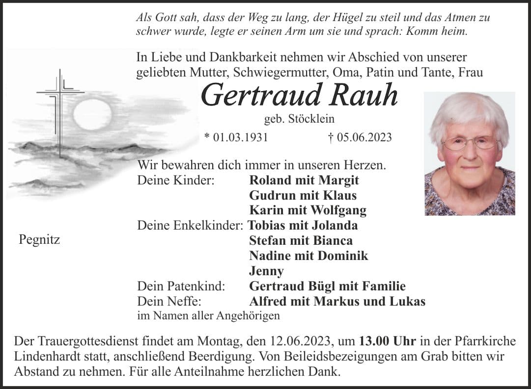 Frau Gertraud Rauh