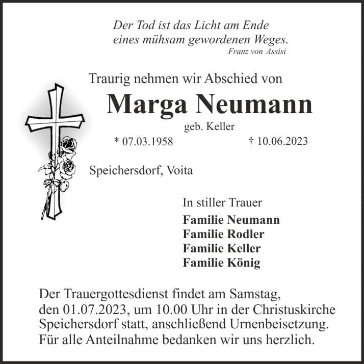 Frau Marga Neumann
