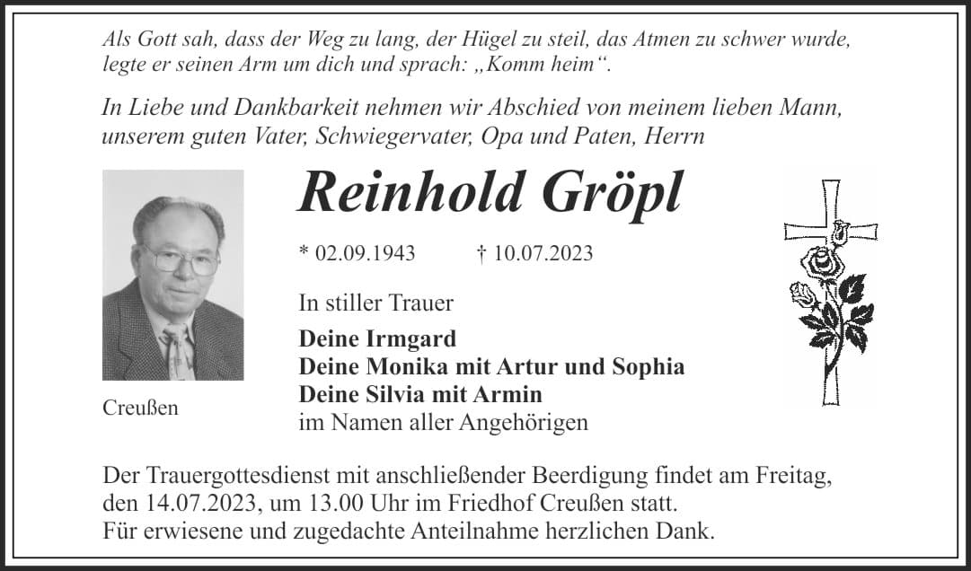 Herr Reinhard Gröpl