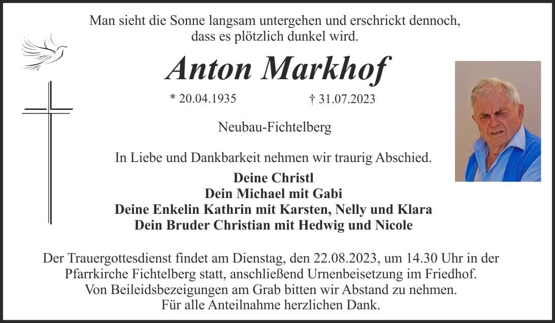 Herr Anton Markhof
