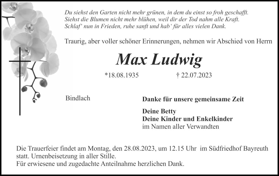 Herr Max Ludwig