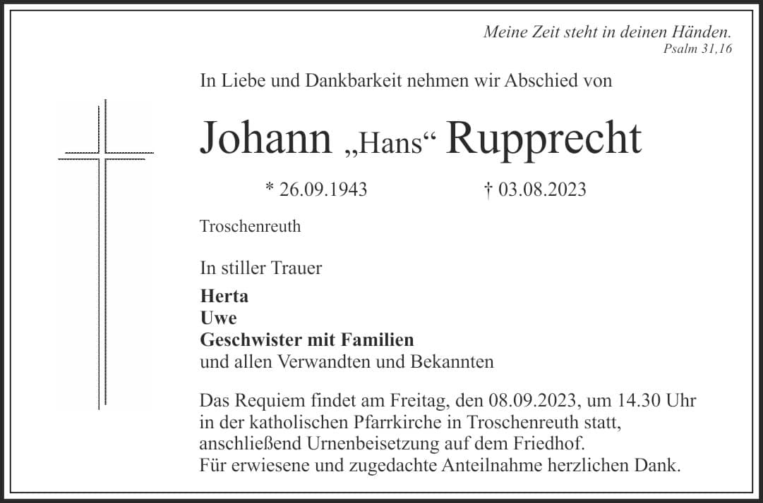 Herr Johann Rupprecht