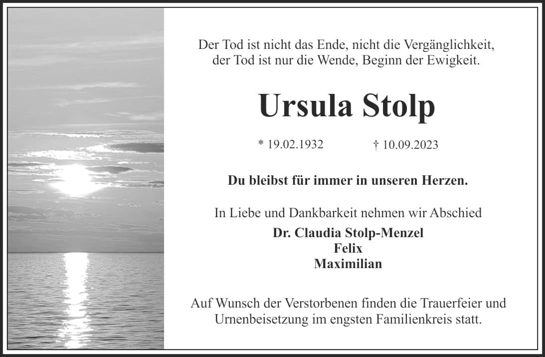 Frau Ursula Stolp