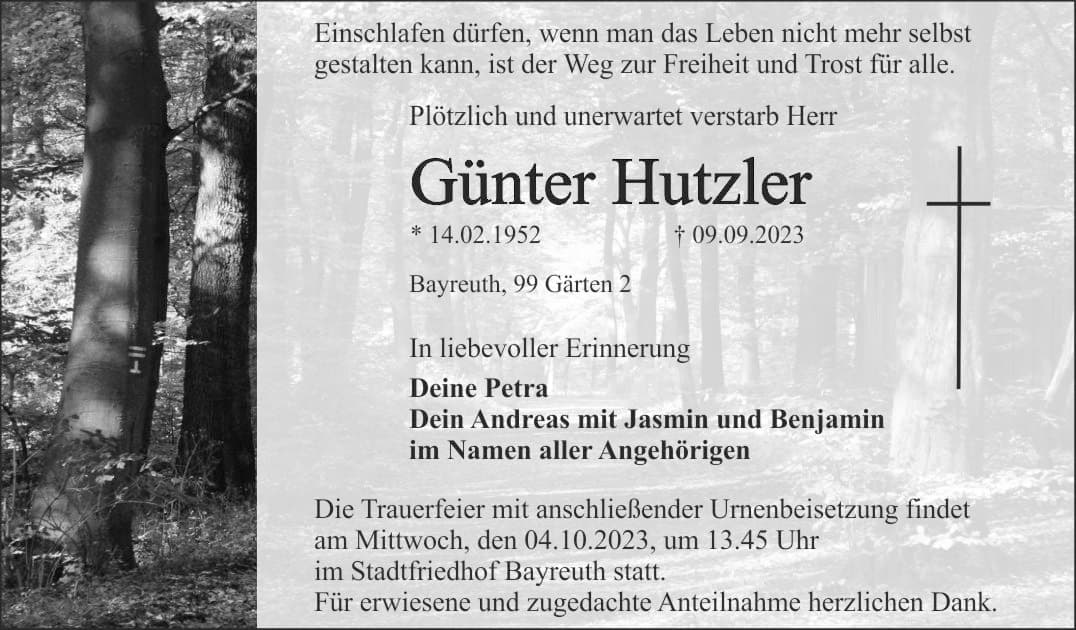 Herr Günter Hutzler