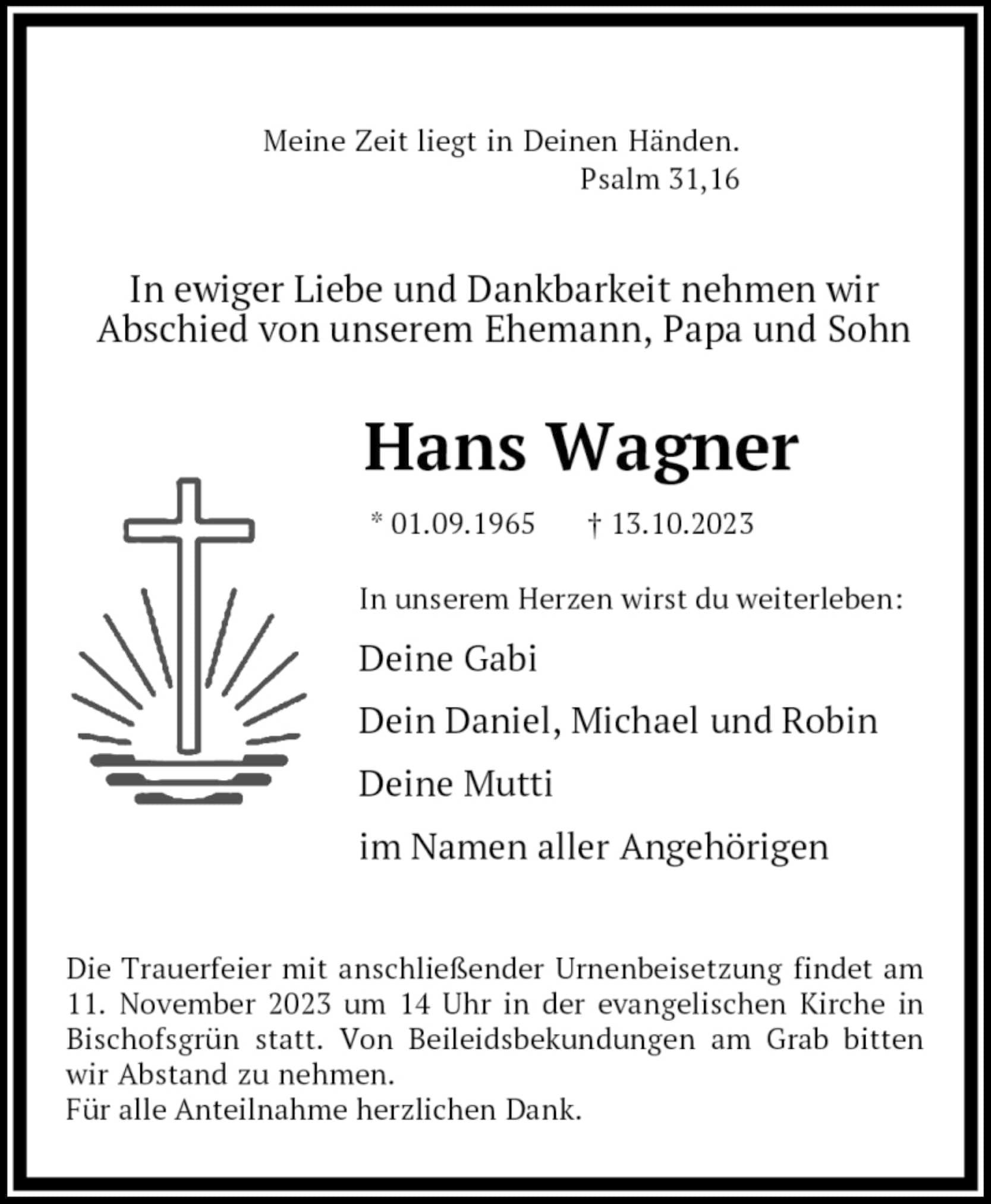 Herr Hans Wagner