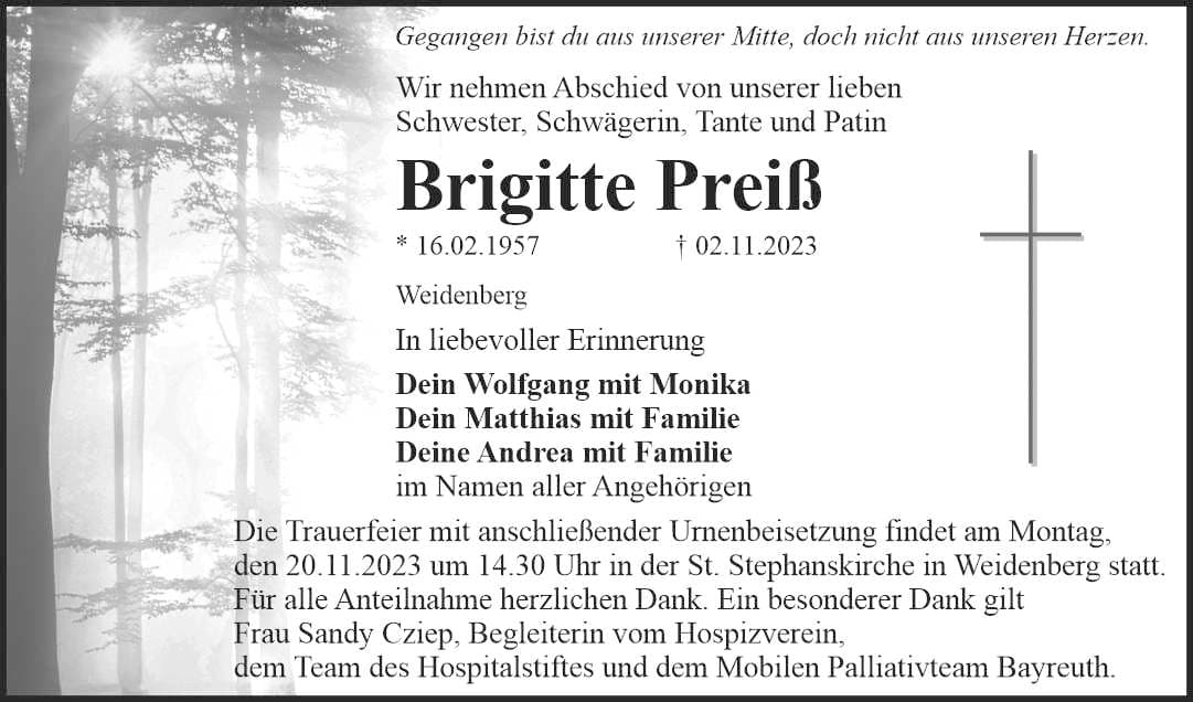 Frau Brigitte Preiß