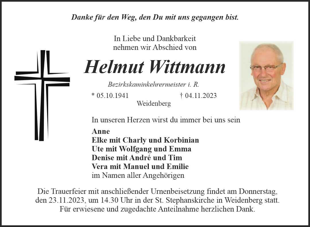 Herr Helmut Wittmann