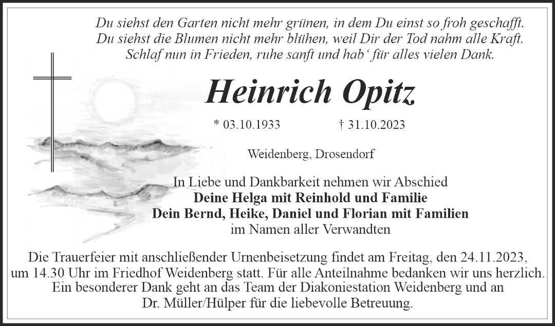 Herr Heinrich Opitz