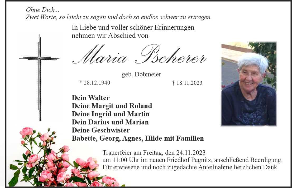 Frau Maria Pscherer