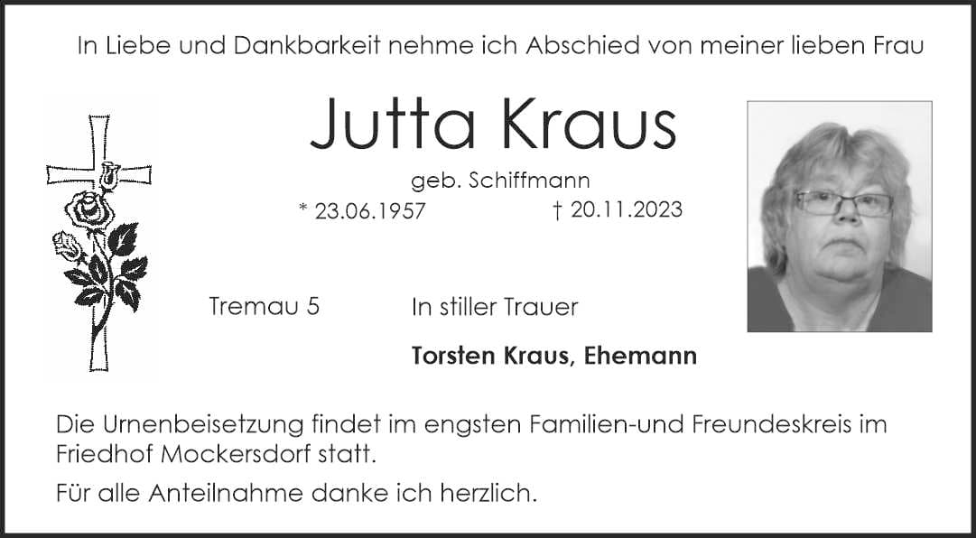 Frau Jutta Kraus