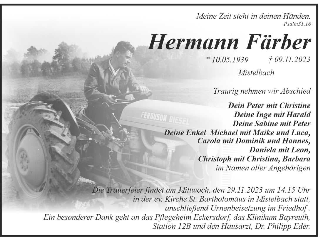 Herr Hermann Färber
