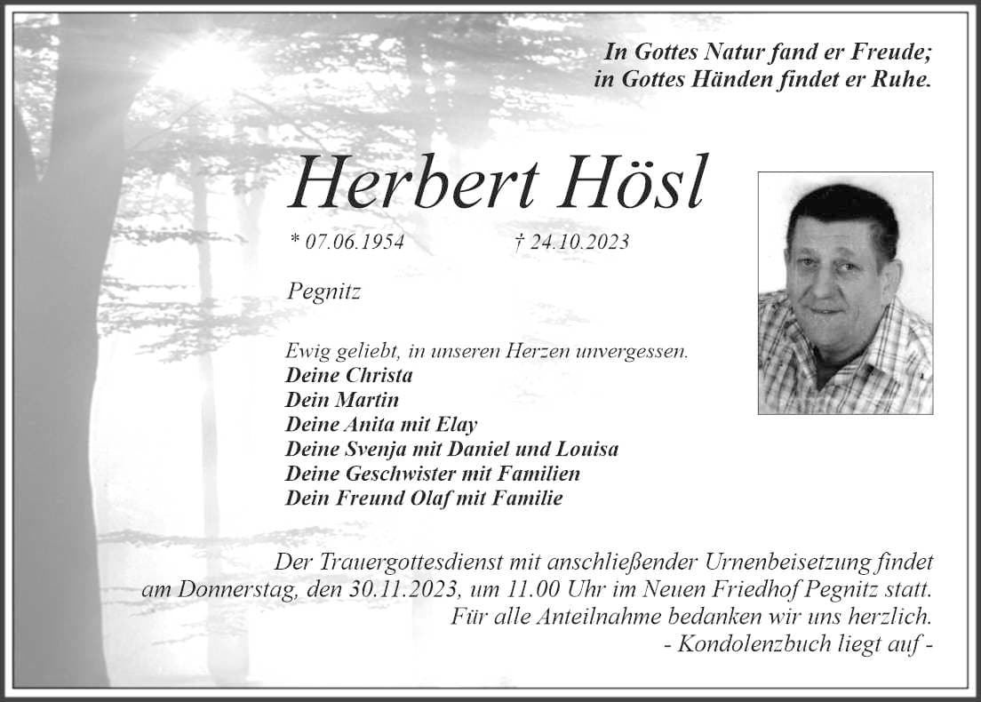 Herr Herbert Hösl