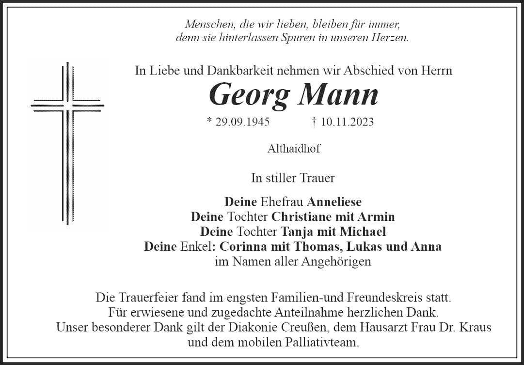 Herr Georg Mann