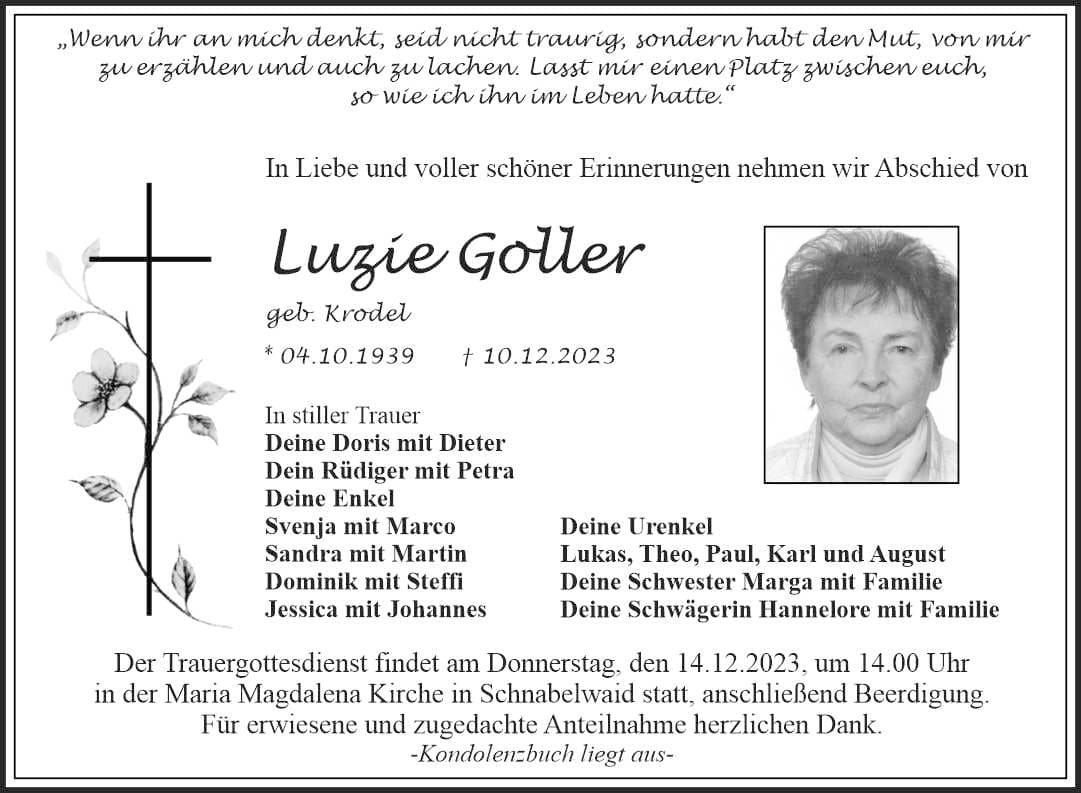 Frau Goller Luize