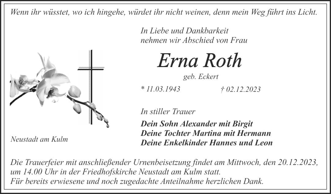 Frau Erna Roth