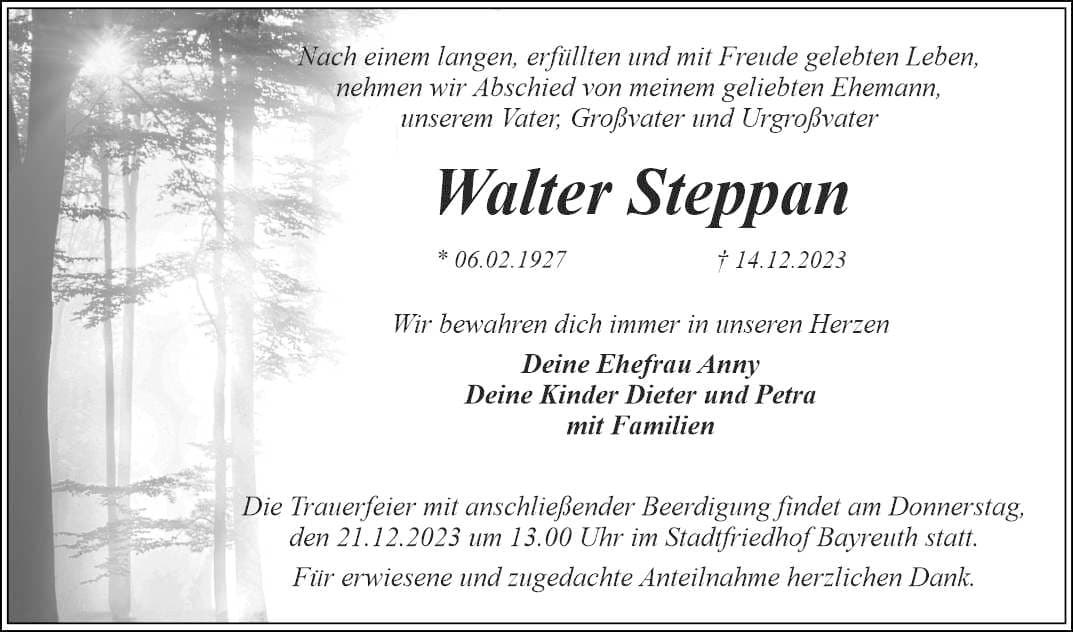 Herr Walter Steppan